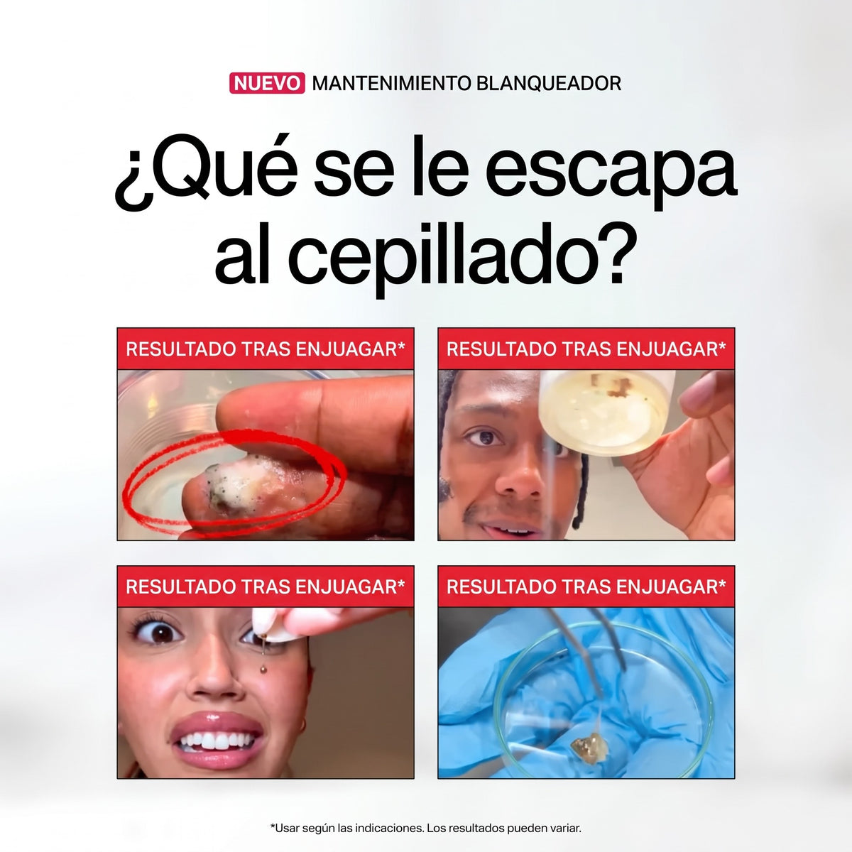 Lo que se le escapa al cepillado